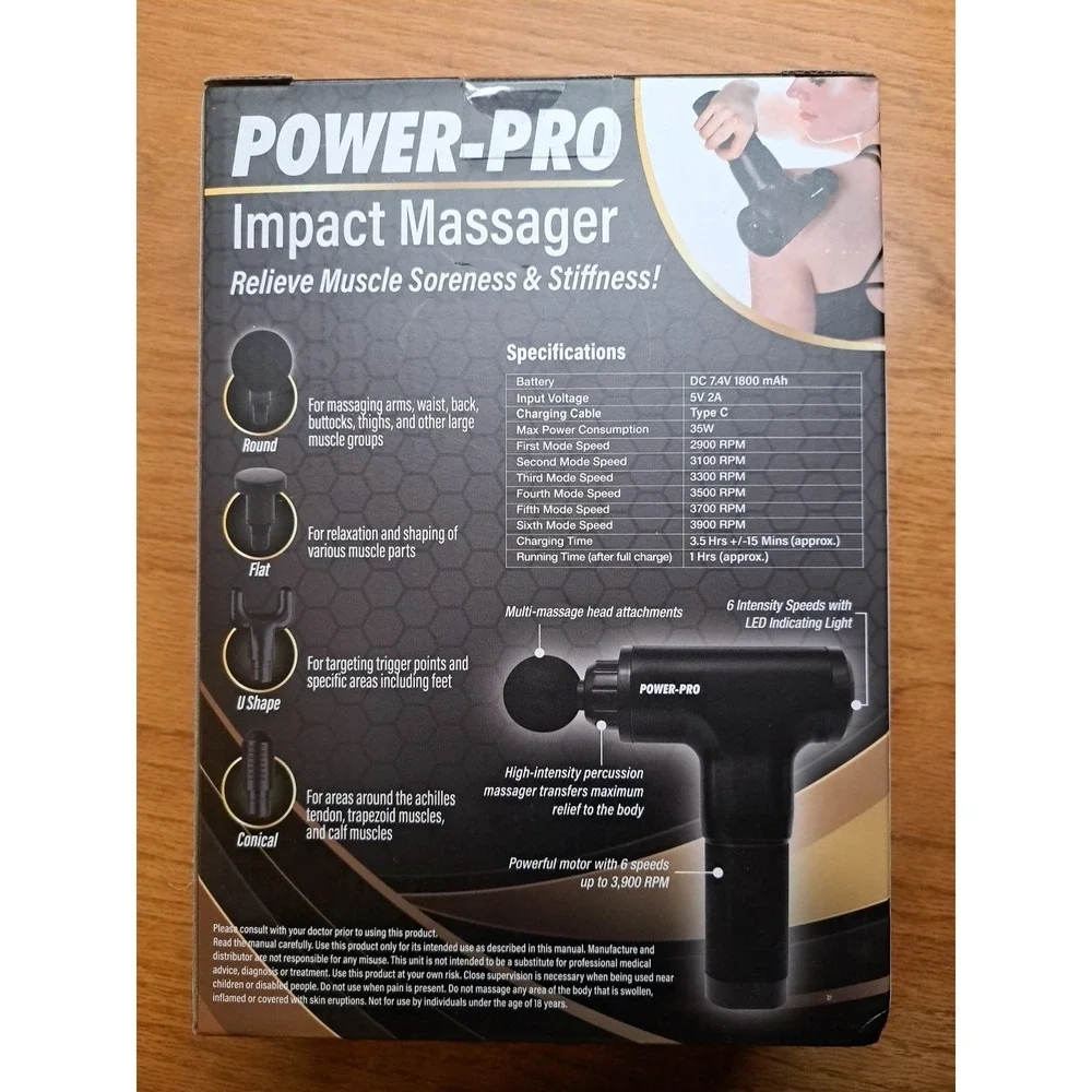 Power-pro Impact Massager NEW Sealed
